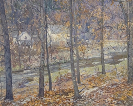 FROSTY MORNING by Edward Willis Redfield